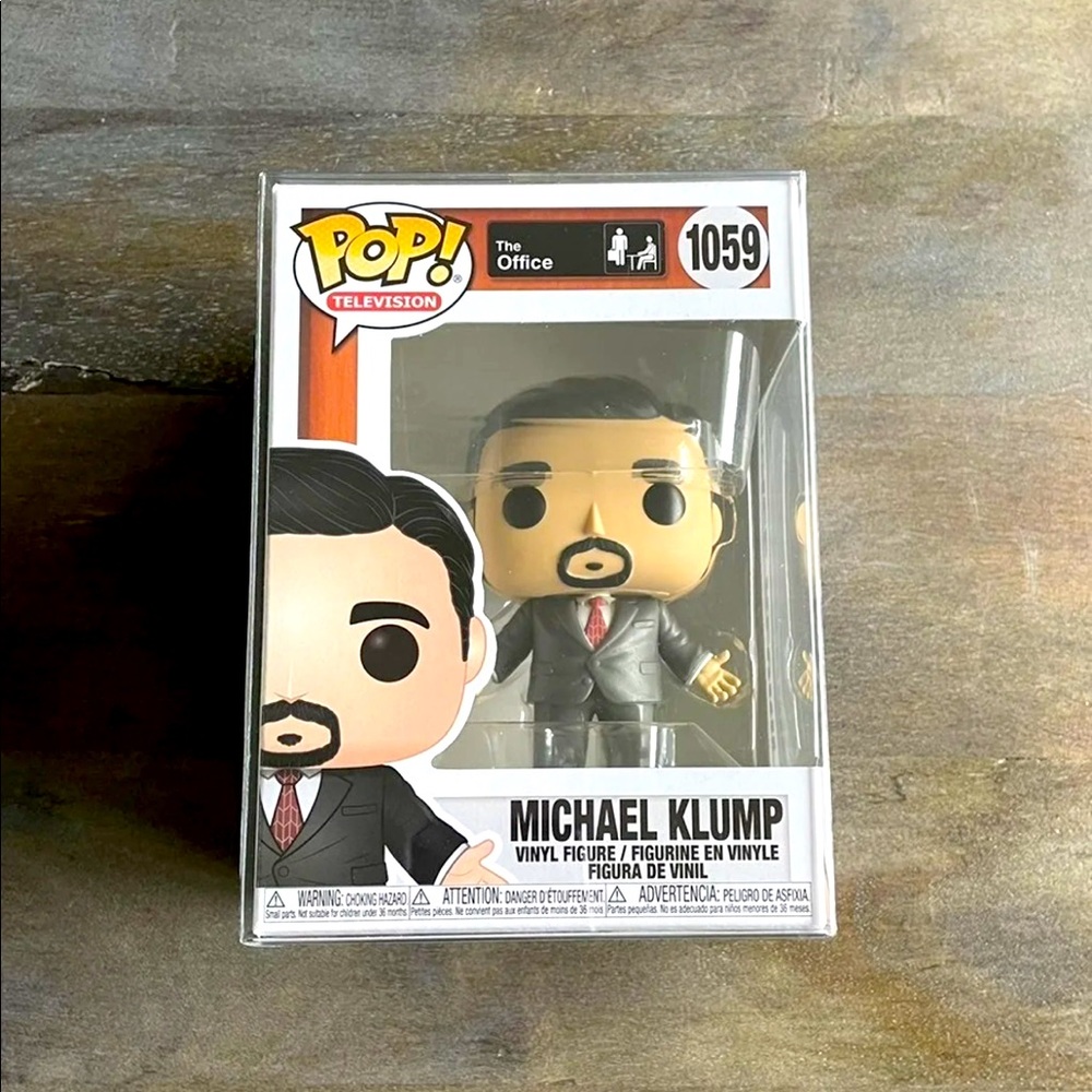 Funko Pop The Office Gamestop Exclusive Michael Klump NIB & MINT! w/ Protector